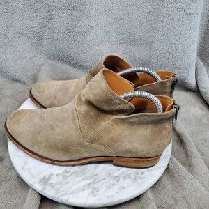 Kork-Ease Shoes Womens 9 Ryder Brown Suede Leather Ankle Boots
